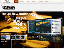 Tablet Screenshot of drumagog.com